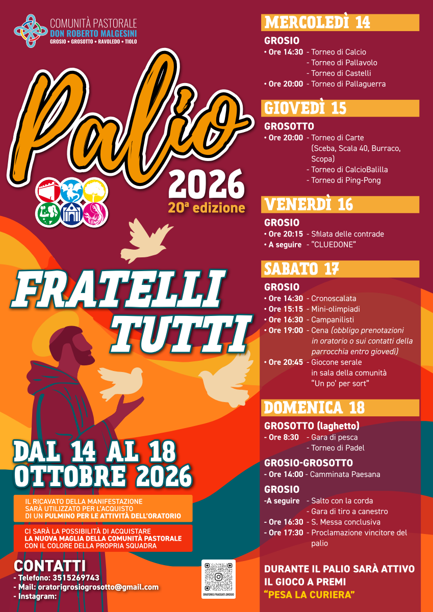 Programma Palio 2026